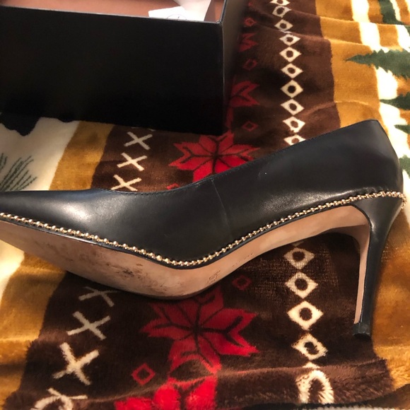 EUC Coach Waverly BeadChain Pumps 100% Leather - Picture 7 of 9